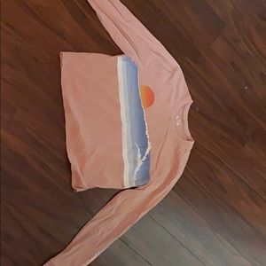 Hollister Long-Sleeve Cropped T-Shirt